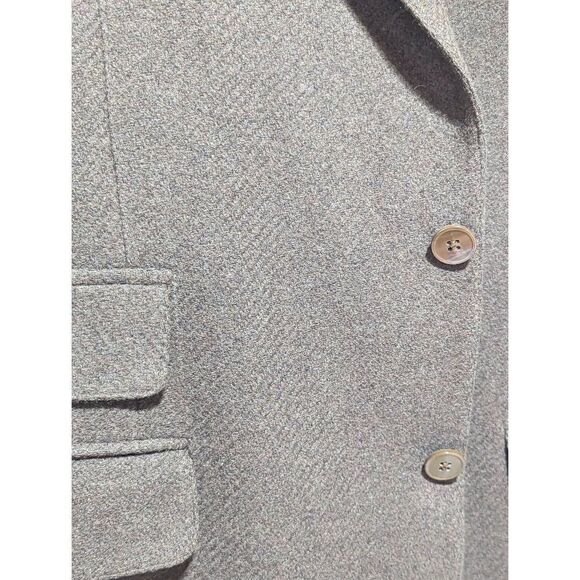 Benchley LTD. Men's Brown Wool Button-Down Blazer Suit Jacket Size 44 - Picture 4 of 5